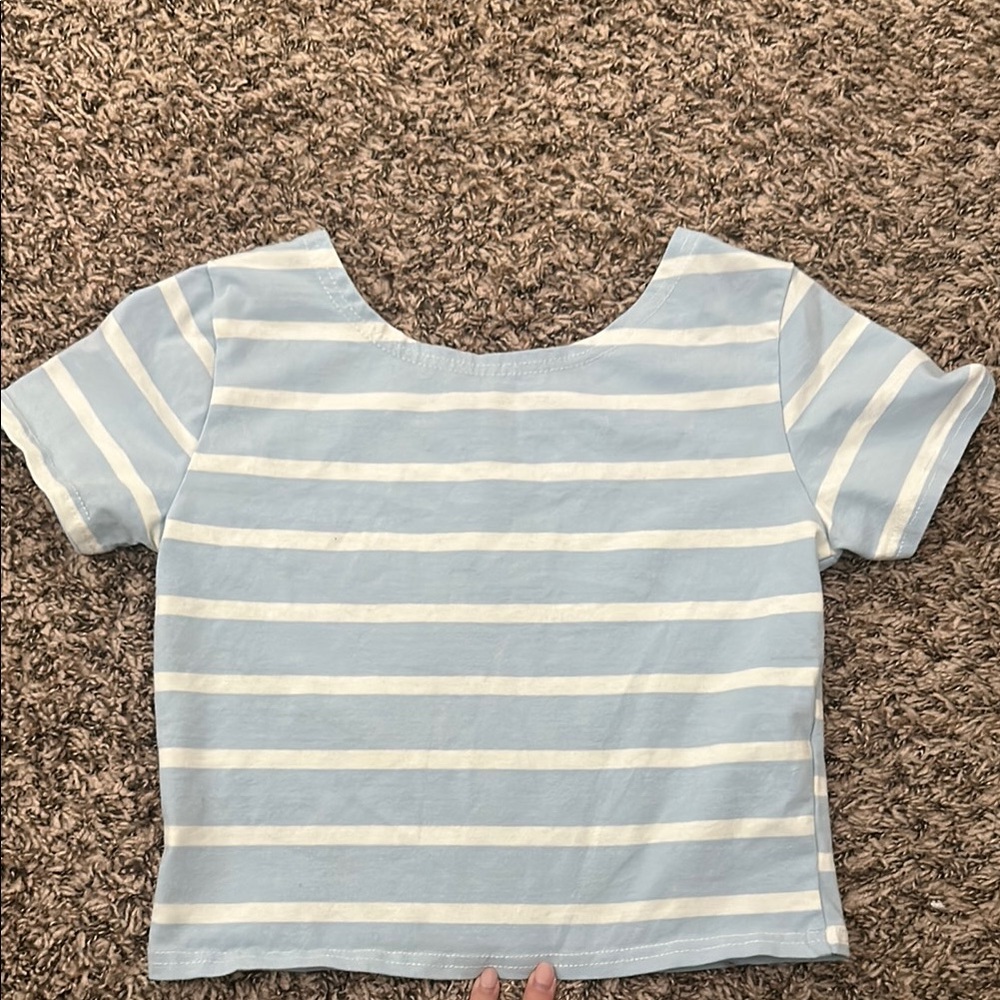 Cute striped baby tee